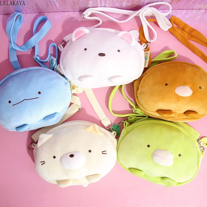 Anime Sumikkogurashi Children Lovely Mini Cartoon Plush Purses Creative Crossbody Messenger Soft Stuffed Coin Purse Shoulder Bag
Anime Sumikkogurashi Children Lovely Mini Cartoon Plush Purses Creative Crossbody Messenger Soft Stuffed Coin Purse Shoulder Bag