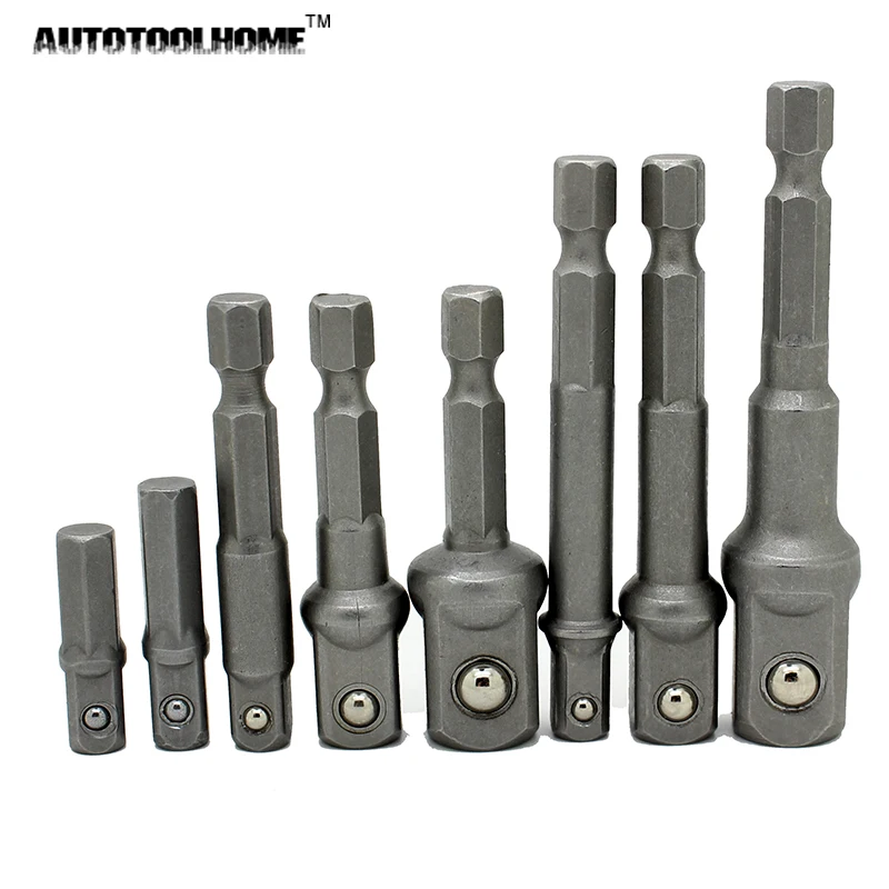 AUTOTOOLHOME 8x 1/4 Hex Shank Power Screwdriver Driver Socket Bit Adapter Drill Nut Driver Power Extension Bar Wrench Adapter
AUTOTOOLHOME 8x 1/4 Hex Shank Power Screwdriver Driver Socket Bit Adapter Drill Nut Driver Power Extension Bar Wrench Adapter