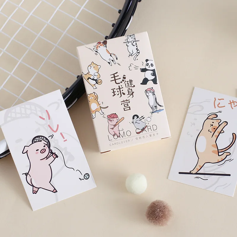 28 Sheets/Set Sports Animals Lomo Card Mini Paper Postcard/Greeting Card/Birthday Gift Card Message Card
28 Sheets/Set Sports Animals Lomo Card Mini Paper Postcard/Greeting Card/Birthday Gift Card Message Card