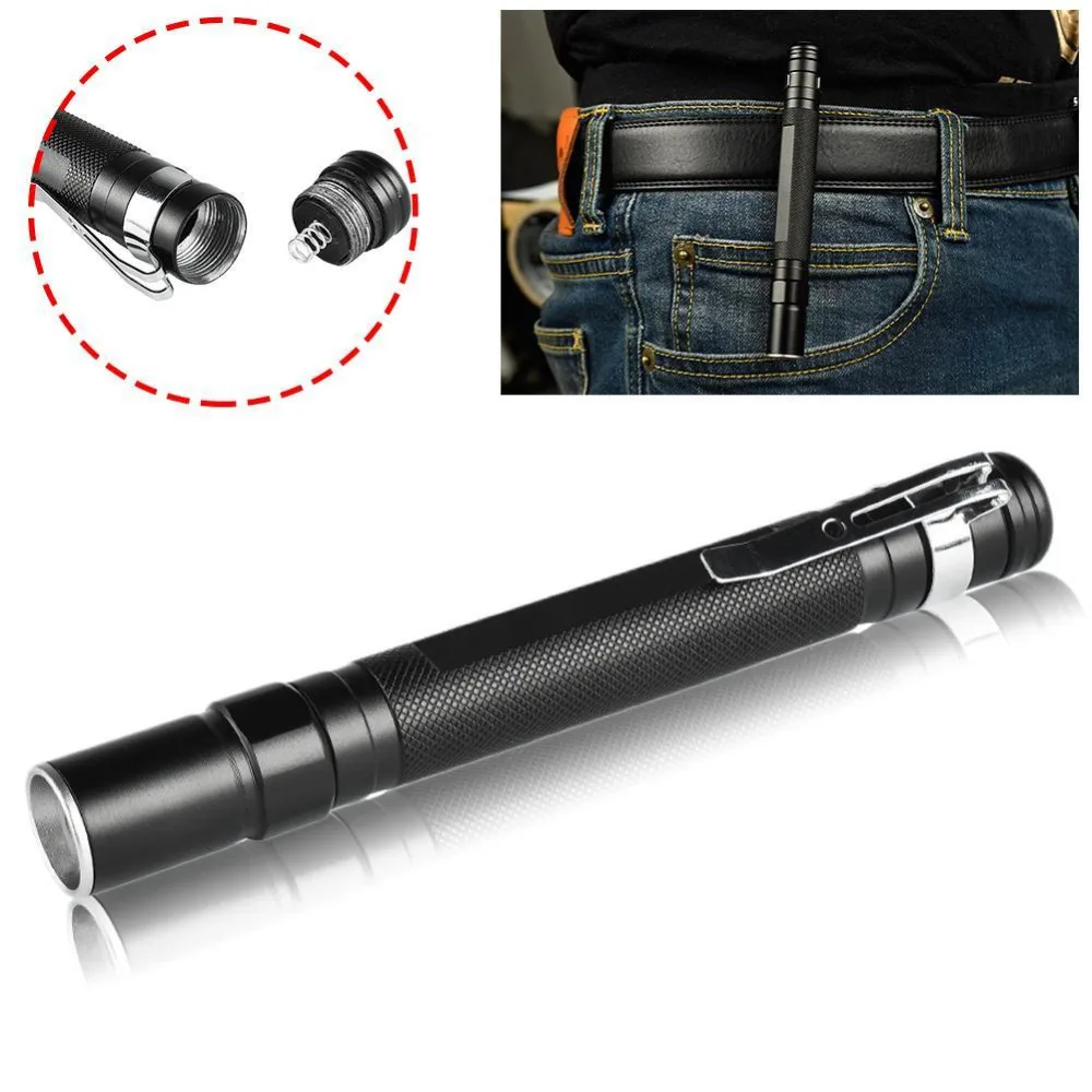 CASTNOO Mini Pocket Telescopic Zoom Portable Clip LED Flashlight Penlight Torch Light Pen Lamp for AAA easy carry
CASTNOO Mini Pocket Telescopic Zoom Portable Clip LED Flashlight Penlight Torch Light Pen Lamp for AAA easy carry