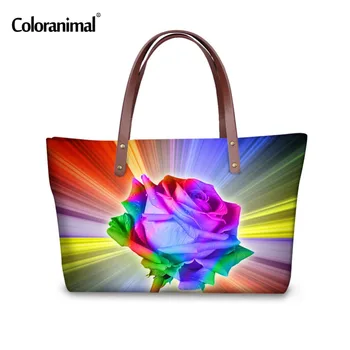 Coloranimal 2018 Highly Popular Women Large Handbags Colorful Flowers Pattern Shoulder Bags for Female Casual Travel Beach Bags
Coloranimal 2018 Highly Popular Women Large Handbags Colorful Flowers Pattern Shoulder Bags for Female Casual Travel Beach Bags