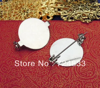 19mm Blank Brooch Pins Back Flat Circle Pad Trays Brooches Bases Settings Findings Craft Silver Plated Wholesale
19mm Blank Brooch Pins Back Flat Circle Pad Trays Brooches Bases Settings Findings Craft Silver Plated Wholesale