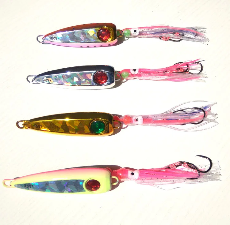 1pc 200g/150g/120g/100g Bottom jig Jig head with fishing lure skirt lead jig lead fish jigging lure metal fishing lure
1pc 200g/150g/120g/100g Bottom jig Jig head with fishing lure skirt lead jig lead fish jigging lure metal fishing lure