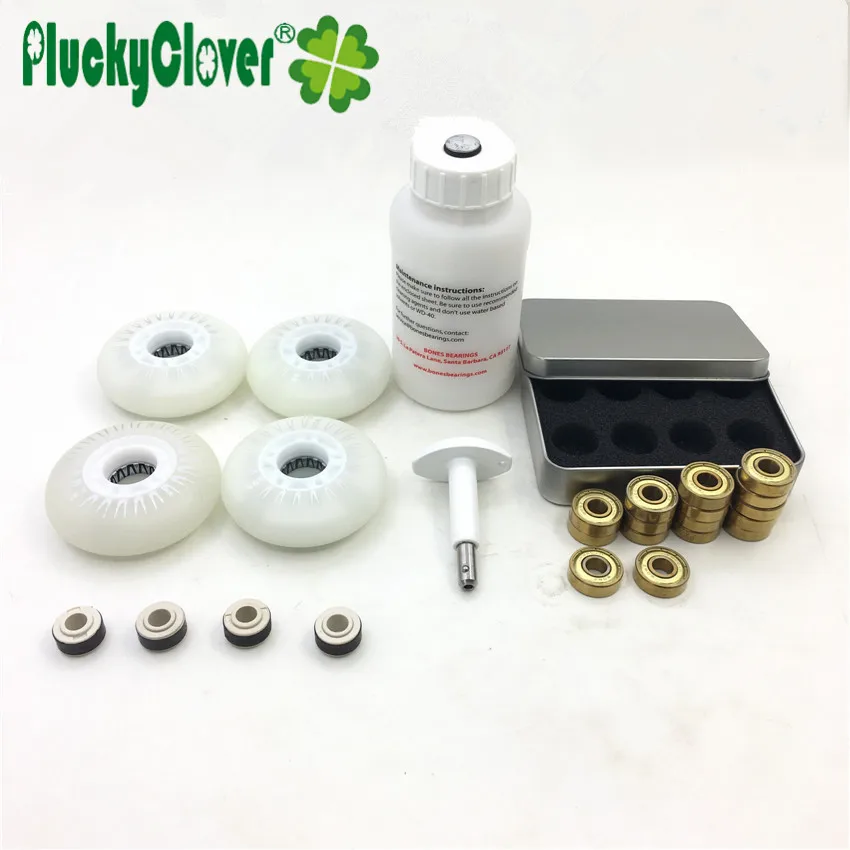 Inline Skate Parts Economy Combo~~~ 4pcs Skating Flash Wheels 16pcs Gold Bearings 1pc Puller 1pc Cleanner 1pc t-tool For 627 608
Inline Skate Parts Economy Combo~~~ 4pcs Skating Flash Wheels 16pcs Gold Bearings 1pc Puller 1pc Cleanner 1pc t-tool For 627 608