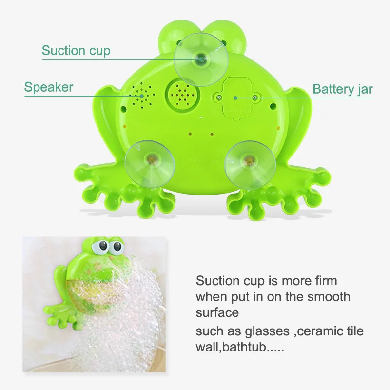 Outdoor-Bubble-Frog-Crabs-Baby-Bath-Toy-Bubble-Maker-Swimming-Bathtub-Soap-Machine-Toys-for-Children (5)