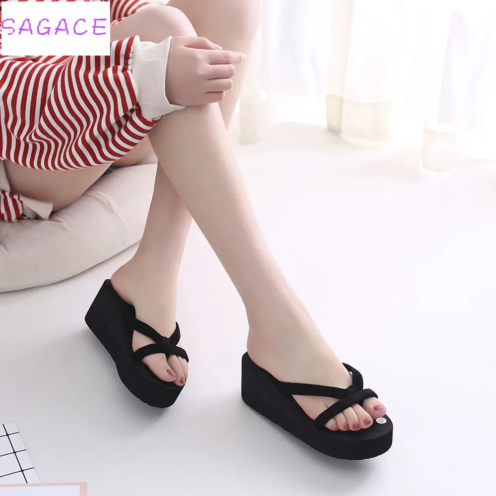 SAGACE Women Hot Fashion Summer Platform High Heel Flip Flops Beach Sandals Bowknot Slippers Women Shoes Size34-43
SAGACE Women Hot Fashion Summer Platform High Heel Flip Flops Beach Sandals Bowknot Slippers Women Shoes Size34-43