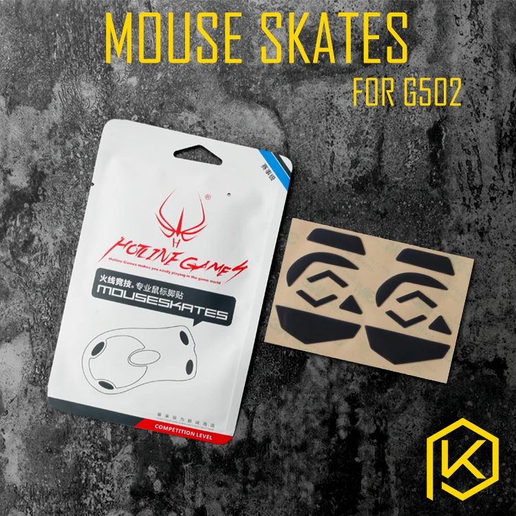 Hotline games 2 sets/pack original competition level mouse feet mouse skates gildes for Logitech G502 0.6mm thickness Teflon
Hotline games 2 sets/pack original competition level mouse feet mouse skates gildes for Logitech G502 0.6mm thickness Teflon