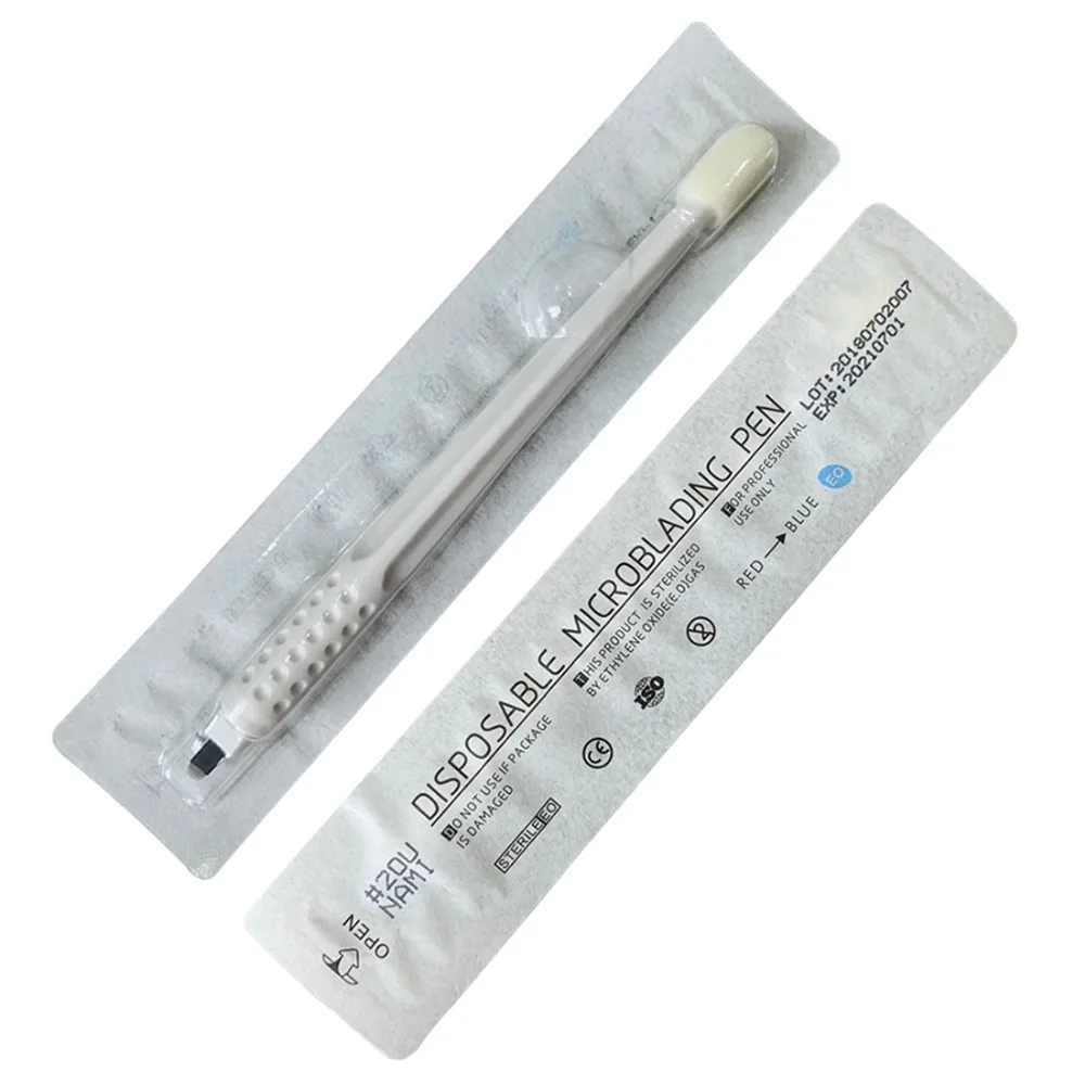 10PCS Disposable 20U Shape Microblading pen Manual Tattoo Pen for SPMU 3D Eyebrow Tattoo Eyebrow Tools with 0.16mm Blade Needles
10PCS Disposable 20U Shape Microblading pen Manual Tattoo Pen for SPMU 3D Eyebrow Tattoo Eyebrow Tools with 0.16mm Blade Needles