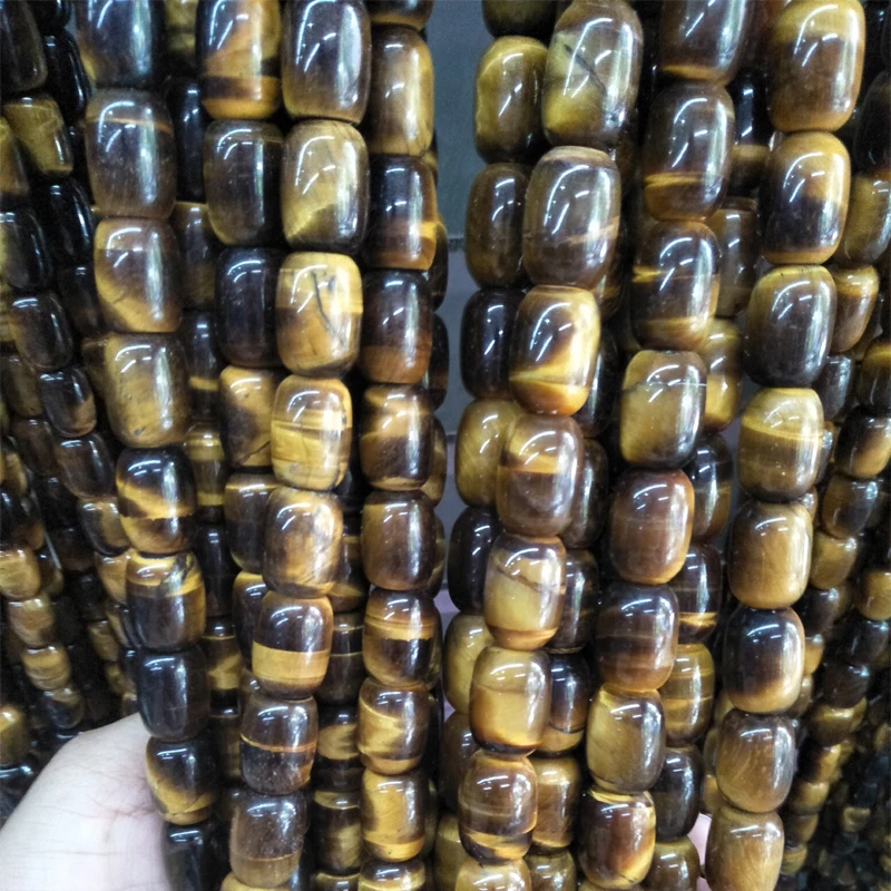 High Quality Natural Stone Beads 10x14 12x16 13x18mm Rice Barrel Shape Tiger Eye Stone Bead Diy Jewelry Loose Beads Wholesale
High Quality Natural Stone Beads 10x14 12x16 13x18mm Rice Barrel Shape Tiger Eye Stone Bead Diy Jewelry Loose Beads Wholesale
