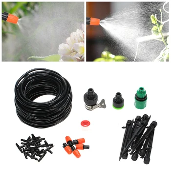 20m Automatic Micro Drip Irrigation System Garden Irrigation System DIY Saving Water Greenhouse Irrigation Spray Self Watering
20m Automatic Micro Drip Irrigation System Garden Irrigation System DIY Saving Water Greenhouse Irrigation Spray Self Watering