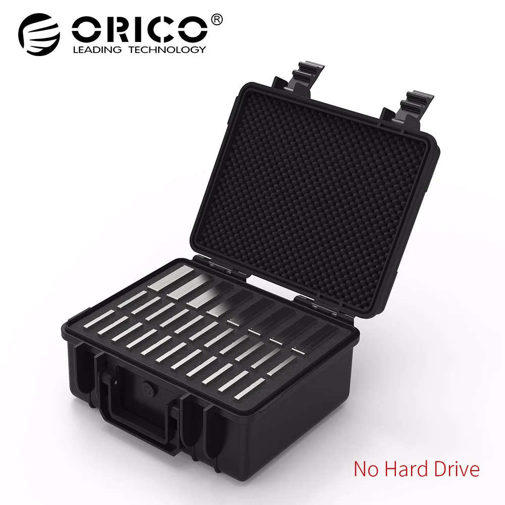 ORICO 30 bay Hard Drive Protection Case 8 ports for 3.5 inch and 22 ports for 2.5inch Waterproof Shockproof Dustproof(PSC-L8S22)
ORICO 30 bay Hard Drive Protection Case 8 ports for 3.5 inch and 22 ports for 2.5inch Waterproof Shockproof Dustproof(PSC-L8S22)