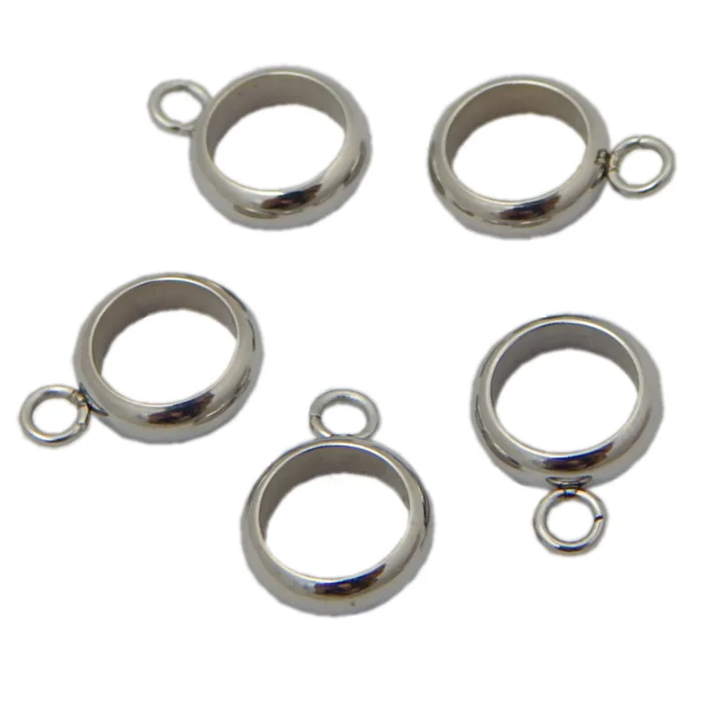 Stainless Steel Big Hole Charms Pendant Pinch Clips Bails Beads European Spacer Beads Bracelet Connectors fit 4/5/6/8mm Cord DIY
Stainless Steel Big Hole Charms Pendant Pinch Clips Bails Beads European Spacer Beads Bracelet Connectors fit 4/5/6/8mm Cord DIY
