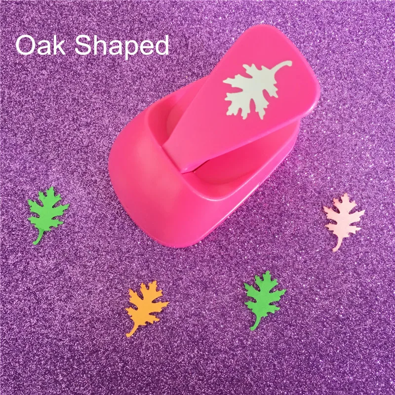 

Free Shipping M size Oak leaves shape save power paper/eva foam craft punch Scrapbook Handmade punchers DIY hole punches puncher