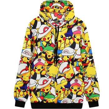 Harajuku 3D Print Poke mon Pika chu Sweatshirts Fashion Long sleeve with hat fashion Cute Pika chu vogue Tops Hoodies Tracksuit
Harajuku 3D Print Poke mon Pika chu Sweatshirts Fashion Long sleeve with hat fashion Cute Pika chu vogue Tops Hoodies Tracksuit