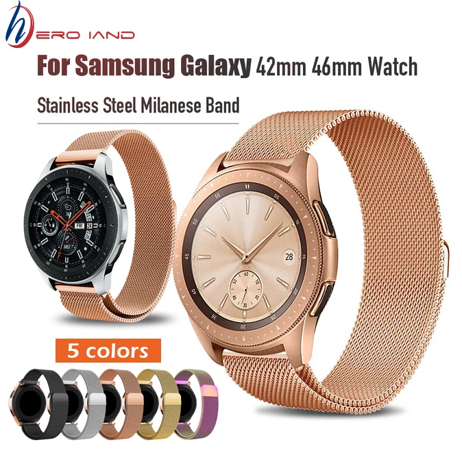 Hero Iand Stainless Steel Watch Band Milanese Loop Watch Strap Quick Release Pins for watches Samsung Gear S3 S2 22mm/ 20mm
Hero Iand Stainless Steel Watch Band Milanese Loop Watch Strap Quick Release Pins for watches Samsung Gear S3 S2 22mm/ 20mm
