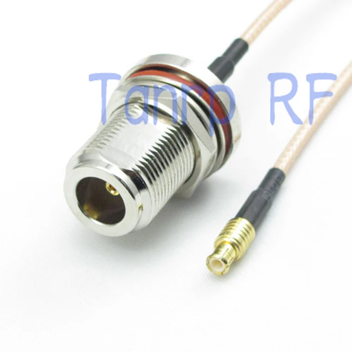 50CM Pigtail coaxial jumper cable RG316 extension cord 20in N female nut bulkhead to MCX male plug RF adapter connector
50CM Pigtail coaxial jumper cable RG316 extension cord 20in N female nut bulkhead to MCX male plug RF adapter connector
