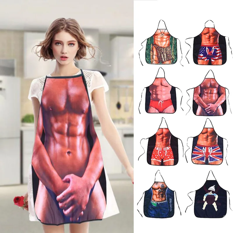 Sexy Funny Digital Printed Aprons BBQ Cooking Muscle Man Avental Cleaning Tablier Party Kitchen Home Use For Man Women
Sexy Funny Digital Printed Aprons BBQ Cooking Muscle Man Avental Cleaning Tablier Party Kitchen Home Use For Man Women