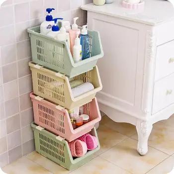 1 Pc Storage Basket Stackable Plastic Storage Shelf Collecting Basket for Home Kitchen
1 Pc Storage Basket Stackable Plastic Storage Shelf Collecting Basket for Home Kitchen