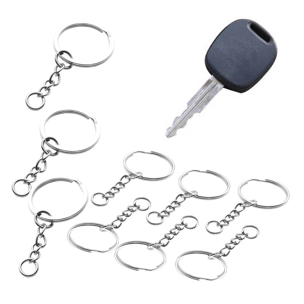 10PCS Polished Keyring Keychain Short Chain Split Ring Key Fob DIY Tools Decoration Desk Sets School Stationery Office Supplies
10PCS Polished Keyring Keychain Short Chain Split Ring Key Fob DIY Tools Decoration Desk Sets School Stationery Office Supplies