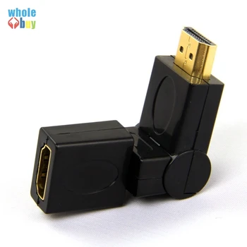 100pcs/lot Hot Sale Mini HDMI 1.4 Angled Type HDMI Male To Female 90 180 360 Degree Rotating Adapter Supports 720i 720p 1080p
100pcs/lot Hot Sale Mini HDMI 1.4 Angled Type HDMI Male To Female 90 180 360 Degree Rotating Adapter Supports 720i 720p 1080p