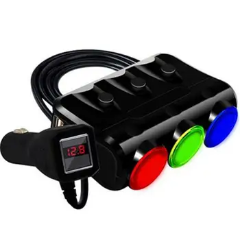 Cigarette Lighter Car Charger 12/24V 120W Sockets Adapter Splitter 3.1A Dual USB For Car DVR Radar Detector iPhone Tablet PC
Cigarette Lighter Car Charger 12/24V 120W Sockets Adapter Splitter 3.1A Dual USB For Car DVR Radar Detector iPhone Tablet PC