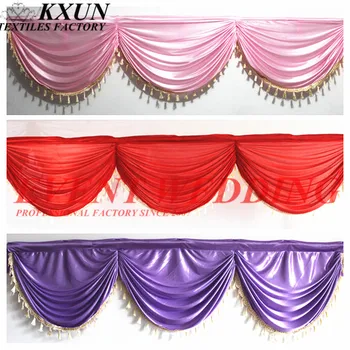 2m 3m 6m Swag Valance Drape With Tassel For Wedding Backdrop Curtain Stage Background Party Event Decoration
2m 3m 6m Swag Valance Drape With Tassel For Wedding Backdrop Curtain Stage Background Party Event Decoration