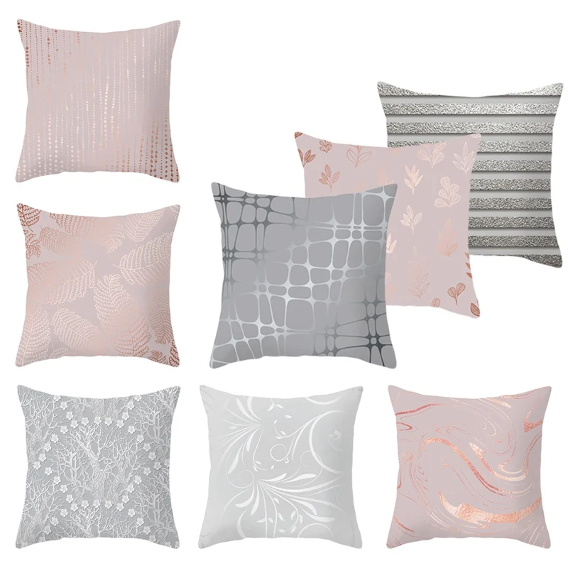 Peach Skin Geometric Abstraction Pink & Gray Cushion Cover Square Pillowcase Home Decoration Pillow Covers Decor Supplies
Peach Skin Geometric Abstraction Pink & Gray Cushion Cover Square Pillowcase Home Decoration Pillow Covers Decor Supplies