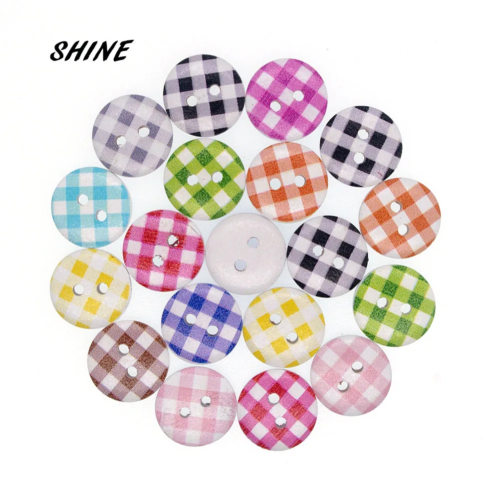 50PCs Wood Buttons For Needlework Handicraft 2 Holes Checker Pattern Buttons For Clothing Patchwork DIY Craft 2018 NEW
50PCs Wood Buttons For Needlework Handicraft 2 Holes Checker Pattern Buttons For Clothing Patchwork DIY Craft 2018 NEW