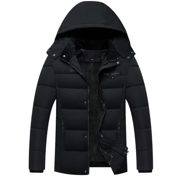 2018 Fashion Winter Hooded Jacket Men Warm Thicken Overcoat Coat Mens Outwear Parka Fleece Cotton-padded Jacket M-5XL
2018 Fashion Winter Hooded Jacket Men Warm Thicken Overcoat Coat Mens Outwear Parka Fleece Cotton-padded Jacket M-5XL