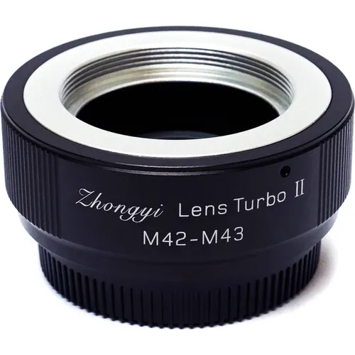Mitakon Zhongyi Lens Turbo II Focal Reducer Speed Booster Adapter for M42 Mount Lens to Micro Four Thirds Camera M4/3 GH4 OM-D
Mitakon Zhongyi Lens Turbo II Focal Reducer Speed Booster Adapter for M42 Mount Lens to Micro Four Thirds Camera M4/3 GH4 OM-D