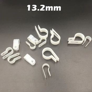 250pcs 13.2mm White Plastic Wire Hose Tubing Fanstening R-Type Line Card Fixed Cable Tie Mount Organizer Holder R Clip Clamp
250pcs 13.2mm White Plastic Wire Hose Tubing Fanstening R-Type Line Card Fixed Cable Tie Mount Organizer Holder R Clip Clamp