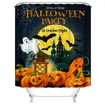 Halloween shower curtain 180x180CM Pumpkin head tomb Vine florets waterproof bathroom shower curtain fabric polyester
Halloween shower curtain 180x180CM Pumpkin head tomb Vine florets waterproof bathroom shower curtain fabric polyester