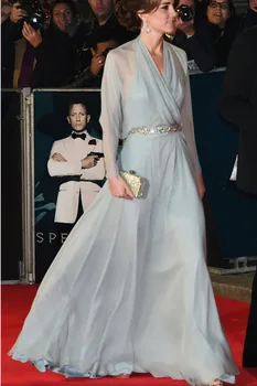 Elegant Muslim Evening Dresses 2019 A-line V-neck Long Sleeves Chiffon Bead Formal Islamic Dubai Saudi Arabic Long Evening Gown
Elegant Muslim Evening Dresses 2019 A-line V-neck Long Sleeves Chiffon Bead Formal Islamic Dubai Saudi Arabic Long Evening Gown