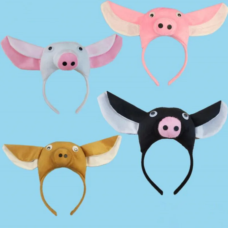 Kids Adult Animal Ear Headband 3D Pig Headbands Halloween Party Costume Cosplay Head Band Halloween Party Favor
Kids Adult Animal Ear Headband 3D Pig Headbands Halloween Party Costume Cosplay Head Band Halloween Party Favor
