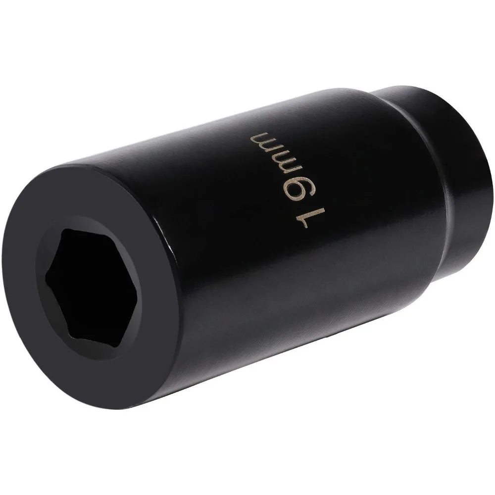 Chuang Qian 19mm Alloy Steel Harmonic Balancer Socket Use for Honda engines with 19mm Hex Pulley Damper Bolt 1/2" drive
Chuang Qian 19mm Alloy Steel Harmonic Balancer Socket Use for Honda engines with 19mm Hex Pulley Damper Bolt 1/2" drive