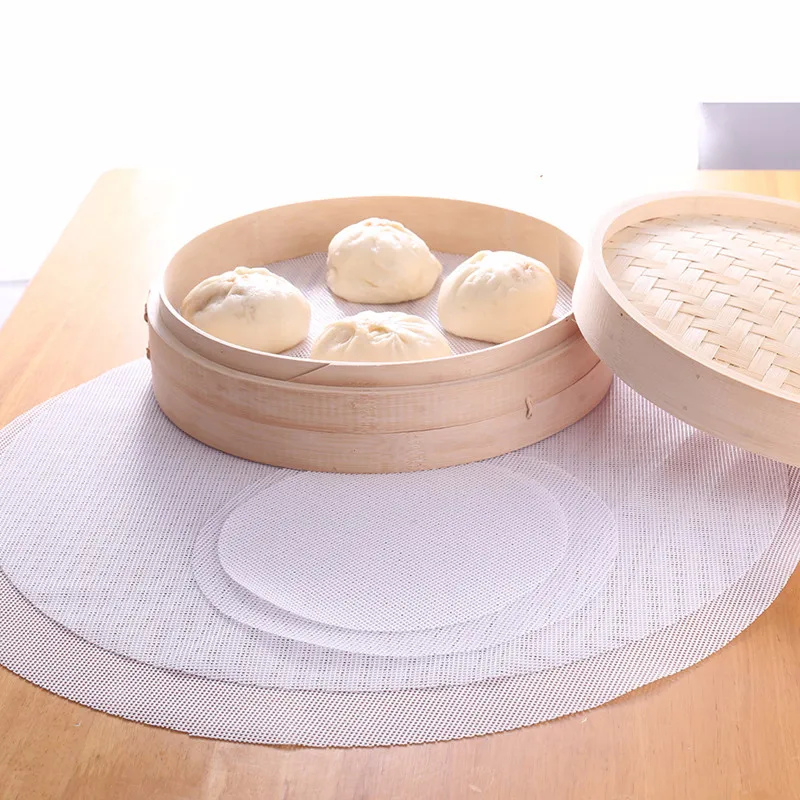 Round Silicone Steamer Mesh Pad Non-Stick Dumplings Mat For Steamed Stuffed Buns/Bread Pastry Kitchen Cooking Tools KBBM0001
Round Silicone Steamer Mesh Pad Non-Stick Dumplings Mat For Steamed Stuffed Buns/Bread Pastry Kitchen Cooking Tools KBBM0001