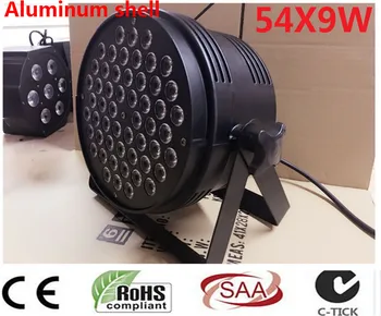 54X9 W RGB Led Par Light DMX Stage Lights Business Lights Professional Flat Par Can for Party KTV Disco DJ Lamp 
54X9 W RGB Led Par Light DMX Stage Lights Business Lights Professional Flat Par Can for Party KTV Disco DJ Lamp