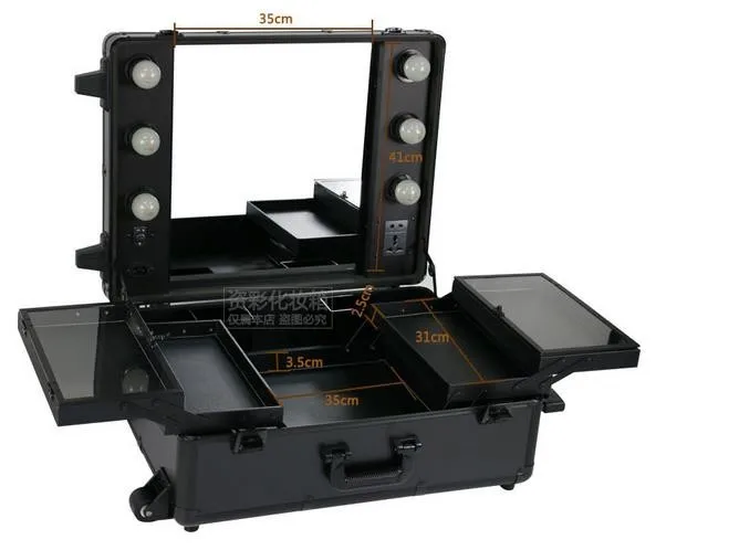 Rolling Studio Makeup Artist Cosmetic Case (7)