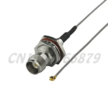 50cm RF TNC Jack bulkhead O-ring Straight to U.fl ( IPX ) Jack Right Angle Pigtail Jumper Cable 1.13mm 
50cm RF TNC Jack bulkhead O-ring Straight to U.fl ( IPX ) Jack Right Angle Pigtail Jumper Cable 1.13mm