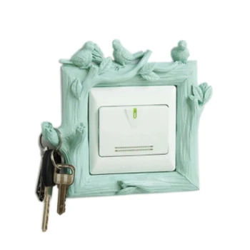 Creative Switch Frame Sticker Bird and Trunk Socket Decoration with Hanger Withe/green Resin Power Switch Sticker Hotel Decor
Creative Switch Frame Sticker Bird and Trunk Socket Decoration with Hanger Withe/green Resin Power Switch Sticker Hotel Decor