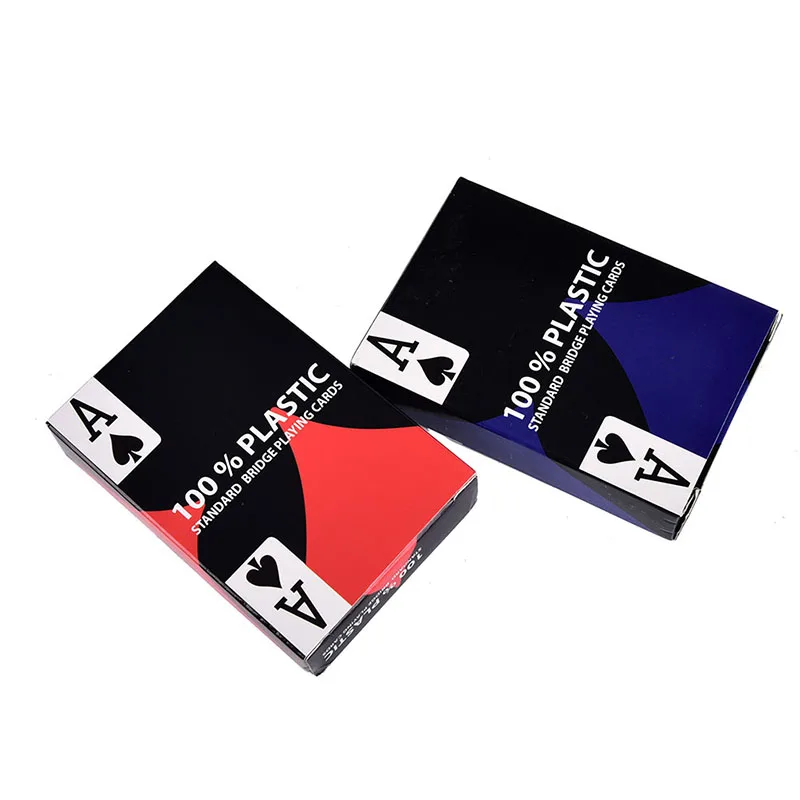 1pc plastic playing cards set blue/red poker card sets classic board game cards magic tool
1pc plastic playing cards set blue/red poker card sets classic board game cards magic tool