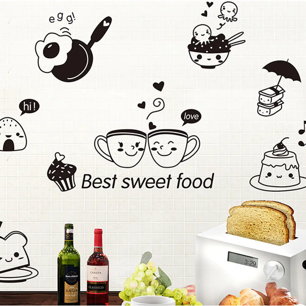 Home Decor Coffee Cup Decals Removable Vinyl Wall Sticker Kitchen Home Decor Paper Art Painting Calligraphy
Home Decor Coffee Cup Decals Removable Vinyl Wall Sticker Kitchen Home Decor Paper Art Painting Calligraphy