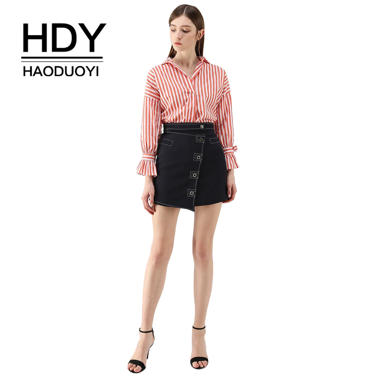 HDY Haoduoyi Faldas Mujer Moda 2019 New Arrinal Mini Womens Skirt Black Button Fashion Preppy Style Clothes
HDY Haoduoyi Faldas Mujer Moda 2019 New Arrinal Mini Womens Skirt Black Button Fashion Preppy Style Clothes