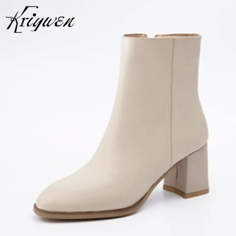 Kriywen Autumn Winter Women's Riding Equestrian Boots High Heel Combat Punk Ankle Shoes Genuine Leather Short Motorcycle Boots
Kriywen Autumn Winter Women's Riding Equestrian Boots High Heel Combat Punk Ankle Shoes Genuine Leather Short Motorcycle Boots