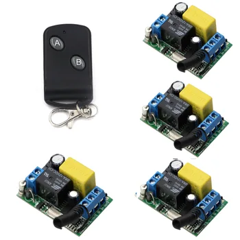 AC220V Wirelesss 1CH Relay Remote Control Switch System Remote ON/OFF Wireless Switch Receiver Transmitter For Lights Curtain
AC220V Wirelesss 1CH Relay Remote Control Switch System Remote ON/OFF Wireless Switch Receiver Transmitter For Lights Curtain