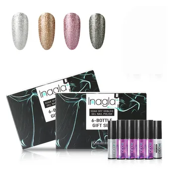 Inagla 6pieces/Set Manicure Nail Gel Polish Kit Platinum Shining Color Gel Varnish Nail Art Sets Nail Tools Manicure Gel Polish
Inagla 6pieces/Set Manicure Nail Gel Polish Kit Platinum Shining Color Gel Varnish Nail Art Sets Nail Tools Manicure Gel Polish