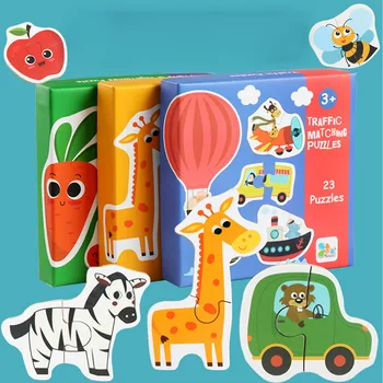 Besegad Cognition Puzzle Anti-Tear Cards Fruit Vegetable Animal Vehicle Pair Puzzle Set Matching Game Toddler Early Education
Besegad Cognition Puzzle Anti-Tear Cards Fruit Vegetable Animal Vehicle Pair Puzzle Set Matching Game Toddler Early Education