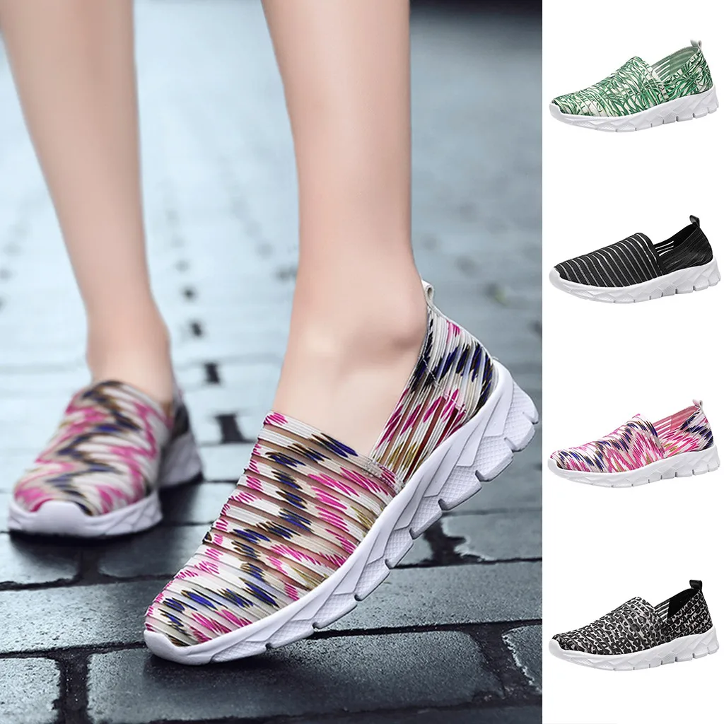 Running Shoes For Women Breathable Mesh Outdoor Sports Slip-on Summer Walking Shoes Comfortable Loafers Lightweight Shoes
Running Shoes For Women Breathable Mesh Outdoor Sports Slip-on Summer Walking Shoes Comfortable Loafers Lightweight Shoes