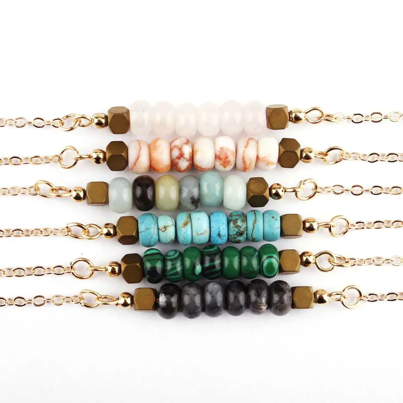 Horizon Natural Stone Bar Pendant Necklce for Women Cute Gold Chain Layered Necklace Bijoux Collier Femme Handmade Jewelry
Horizon Natural Stone Bar Pendant Necklce for Women Cute Gold Chain Layered Necklace Bijoux Collier Femme Handmade Jewelry