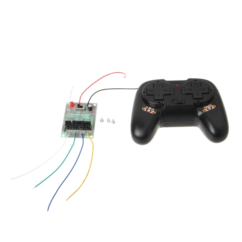 4CH 2.4G Wireless RC Toy Module Remote Control Receiver Transmitter 5A 50M Kit Remote control toy parts
4CH 2.4G Wireless RC Toy Module Remote Control Receiver Transmitter 5A 50M Kit Remote control toy parts